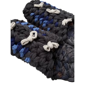 Knit up-cycle slippers