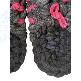 Knit up-cycle slippers