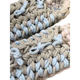 Knit up-cycle slippers