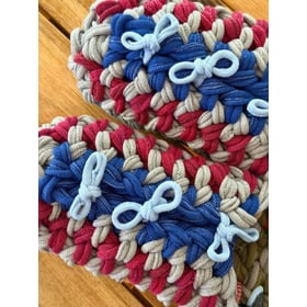 Knit up-cycle slippers