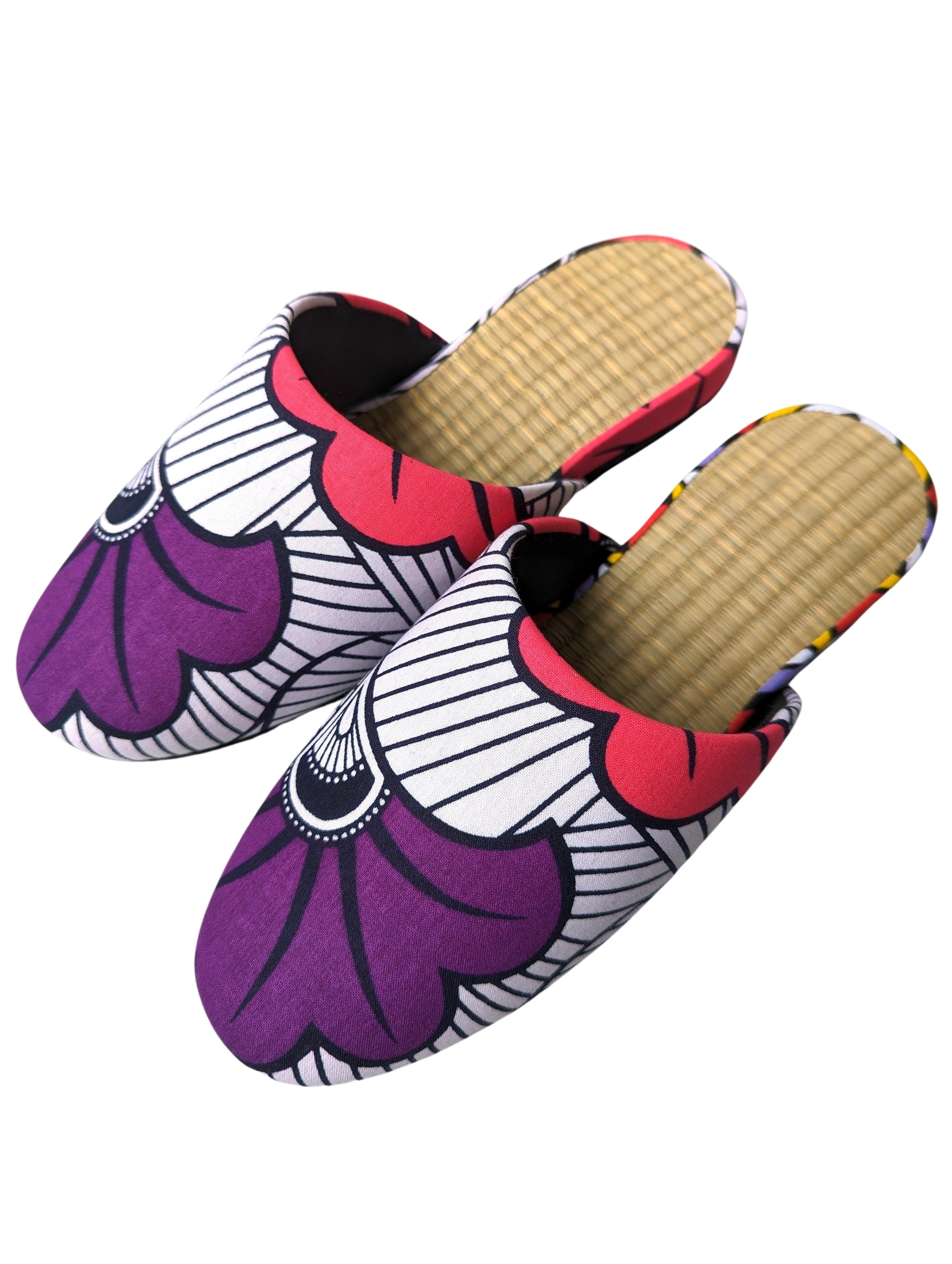 Medium Tatami Print Mix Slippers