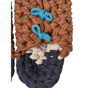 Knit up-cycle slippers