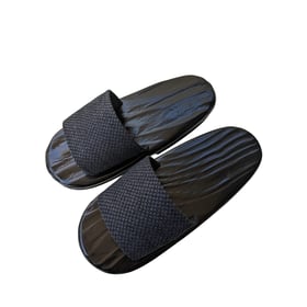 Black Wood painted GETA Slippers
