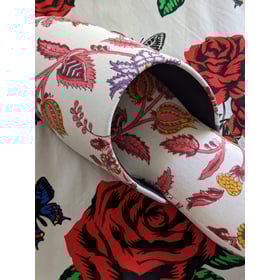 Medium Block Printing Flowers Mix Slippers