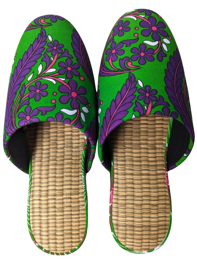 Medium Tatami Print Mix Slippers