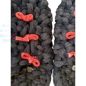 Knit up-cycle slippers