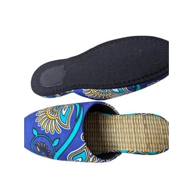 Large Tatami Print Mix Slippers