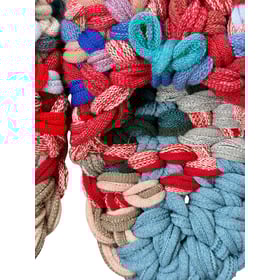 Knit up-cycle slippers