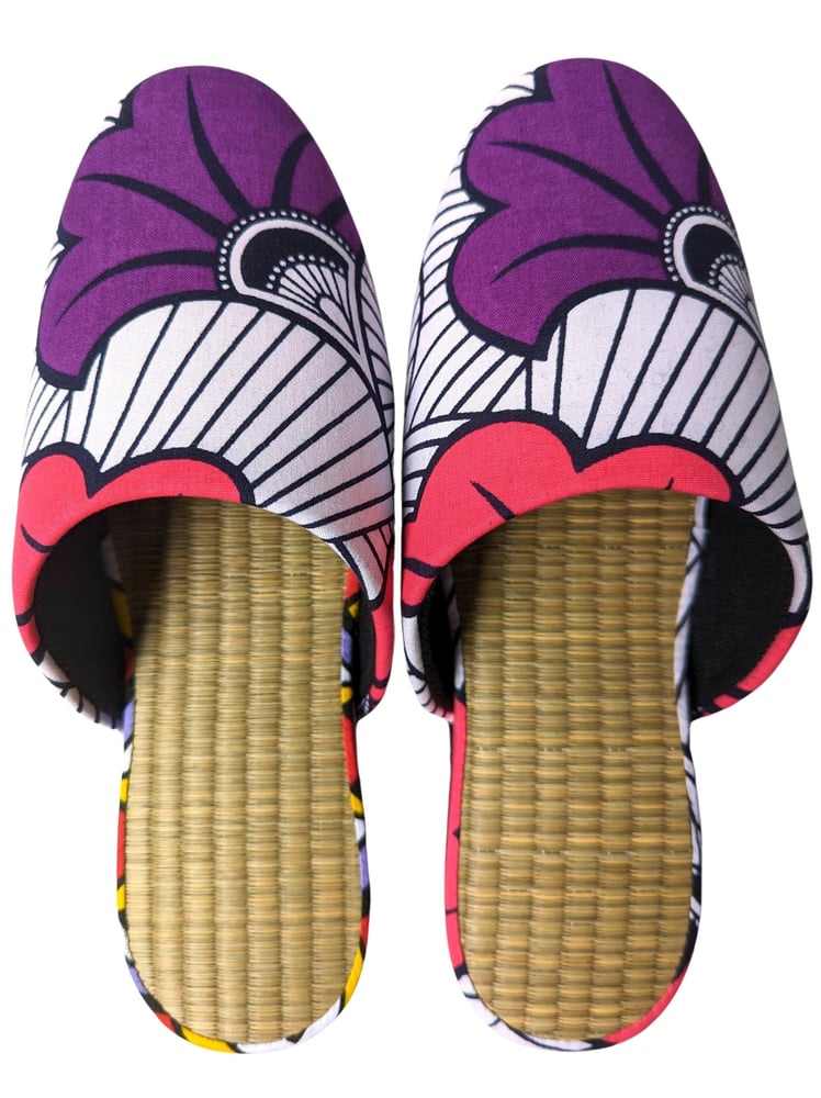 Medium Tatami Print Mix Slippers