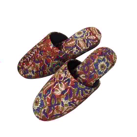 Medium Block Printing Flowers Mix Slippers