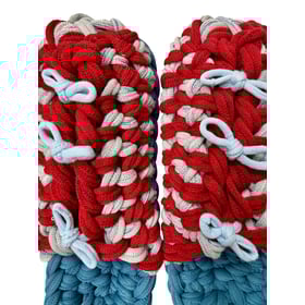 Knit up-cycle slippers