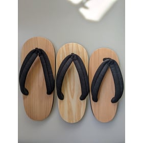 Wood summer Indoor slippers Geta Japanese Slippers YORU