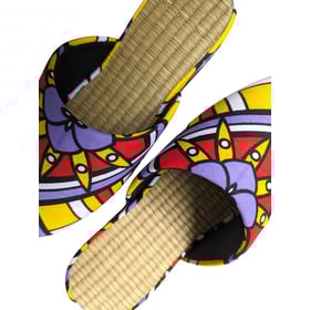 Medium Tatami Print Mix Slippers