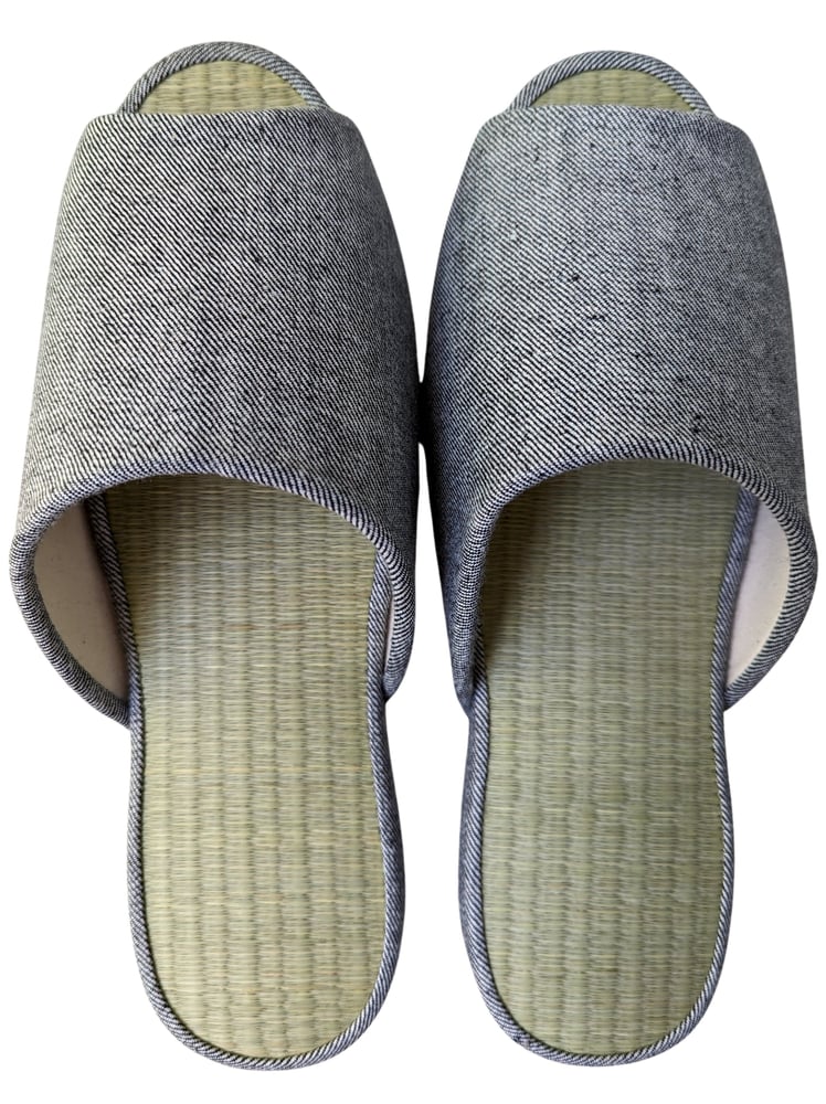 Open-toe TATAMI Denim Slippers B-Type