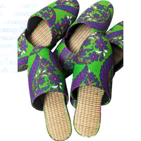 Medium Tatami Print Mix Slippers