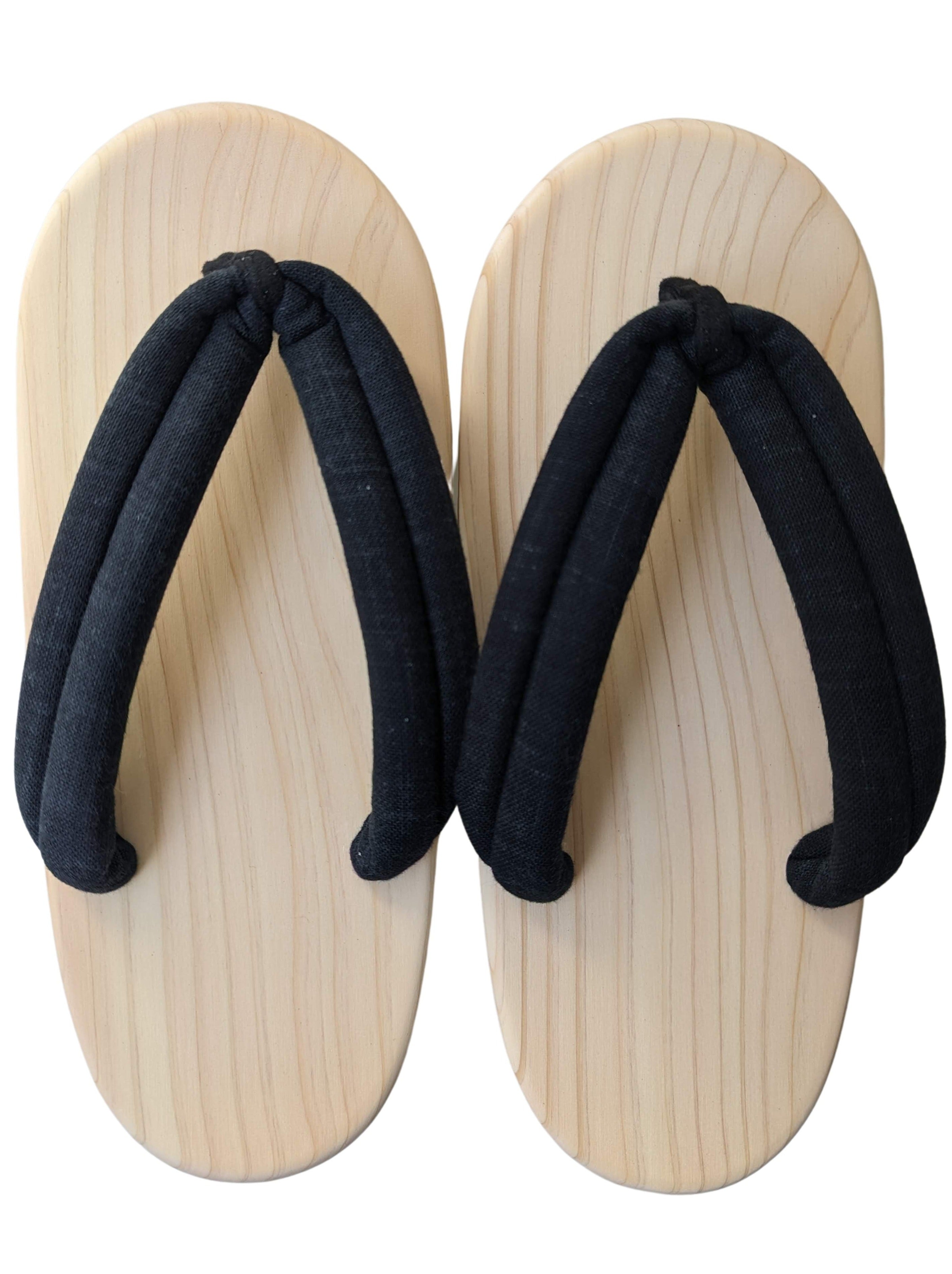 Wood Unpainted Natural GETA ZOURI Slippers