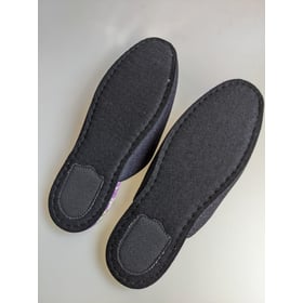 Large Denim and Flowers Mix Slippers