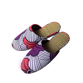 Large Tatami Print Mix Slippers