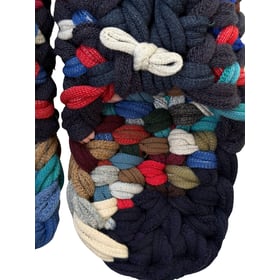 Knit up-cycle slippers