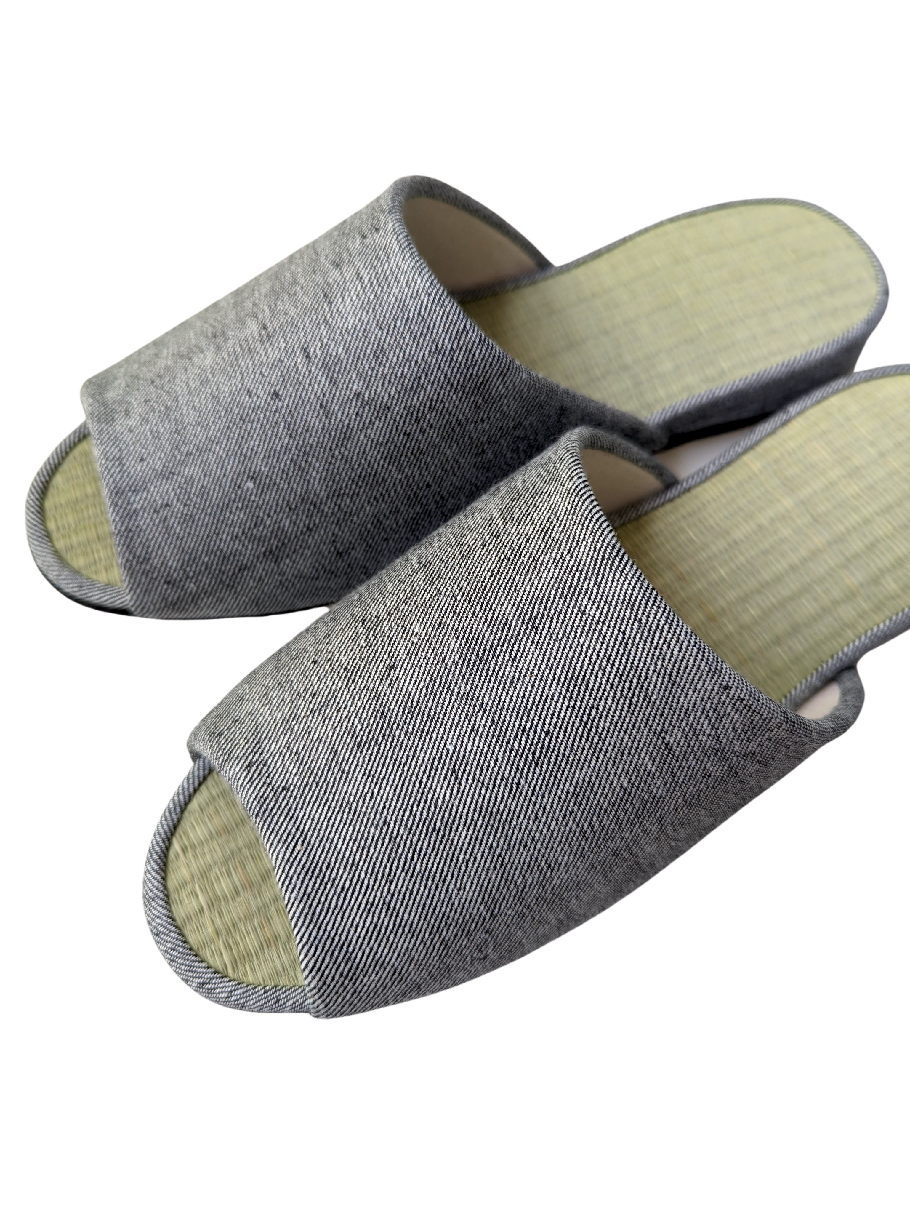 Open-toe TATAMI Denim Slippers B-Type