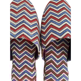 Large Block Printing Flowers Mix Slippers