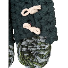 Knit up-cycle slippers