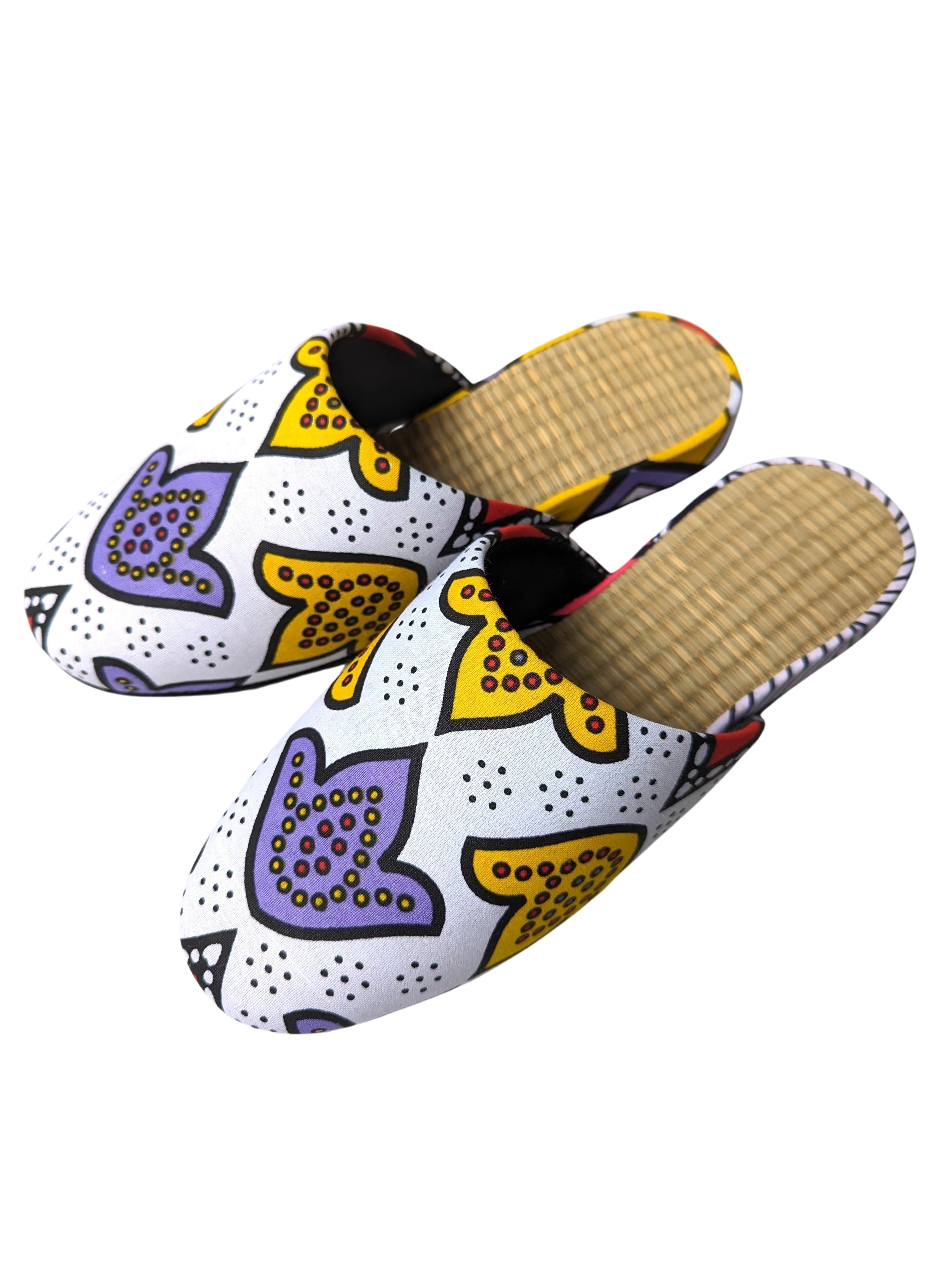 Medium Tatami Print Mix Slippers