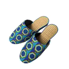 Medium Tatami Print Mix Slippers