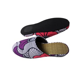 Large Tatami Print Mix Slippers