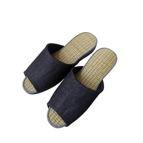 Open-toe TATAMI Denim Slippers Mix color
