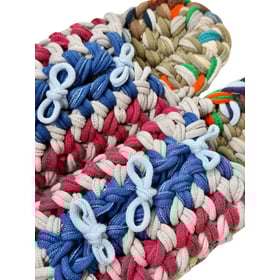 Knit up-cycle slippers