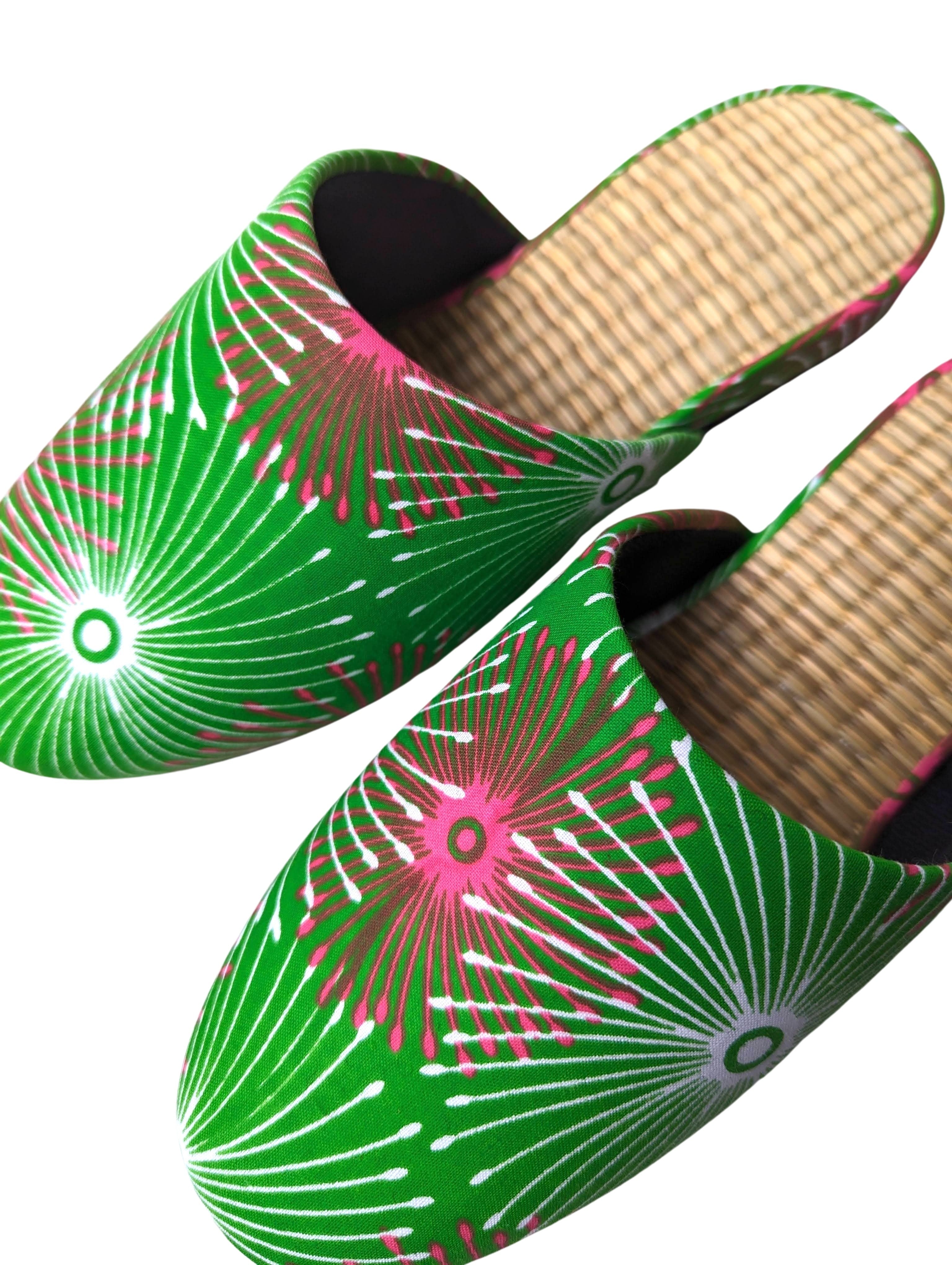 Medium Tatami Print Mix Slippers