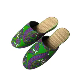 Large Tatami Print Mix Slippers
